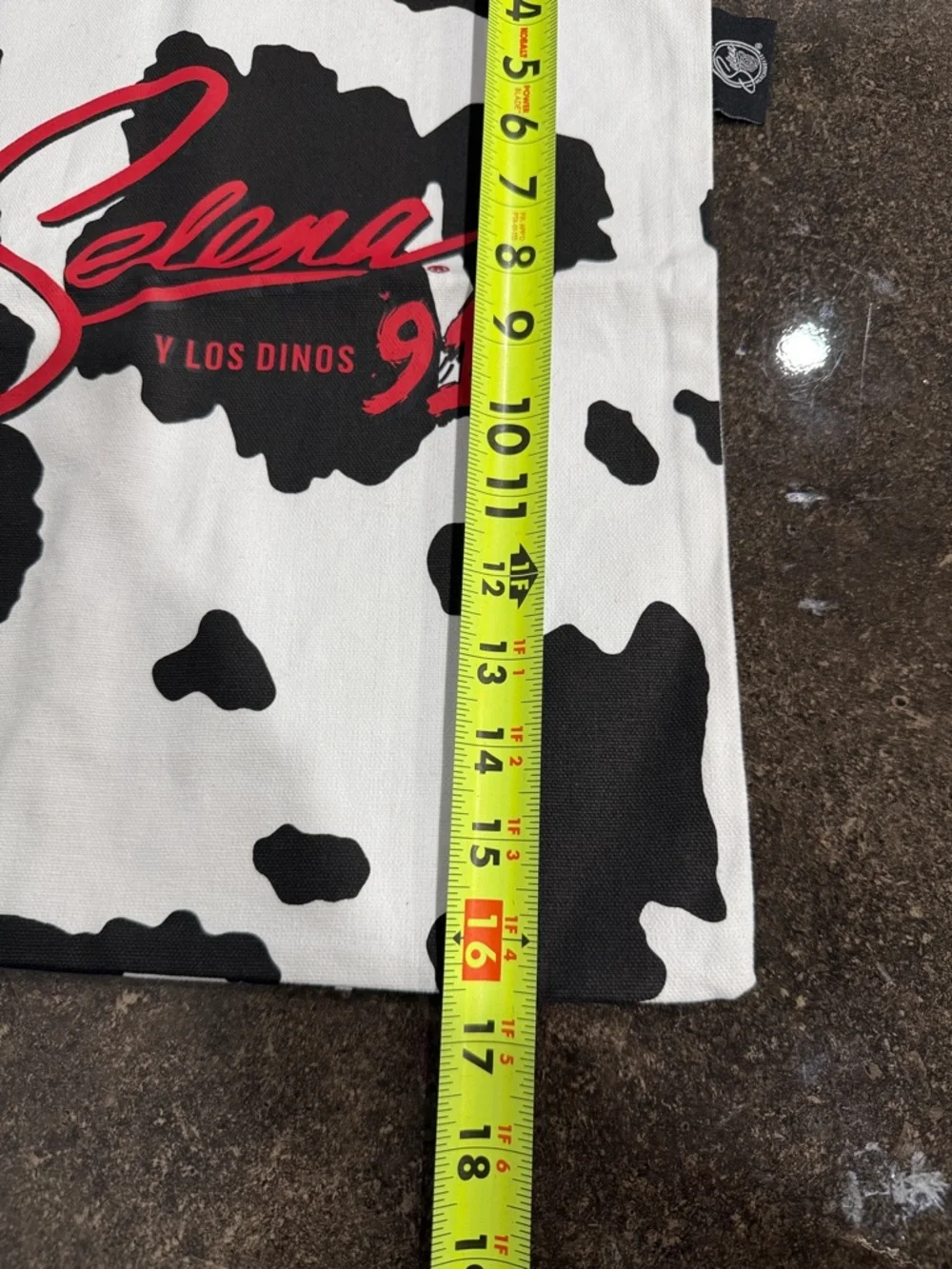 RARE‎ Selena y Los Dinos Western Cow Print Tote Bag NEW